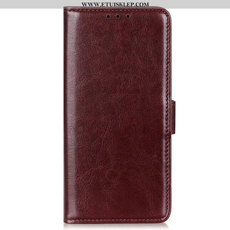 Etui Folio do Xiaomi Redmi Note 12 5G Sztuczna Skóra Lakierowana